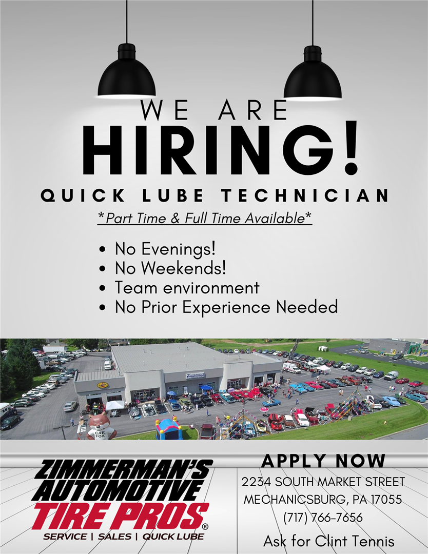Jobs Zimmerman’s Automotive Tire Pros